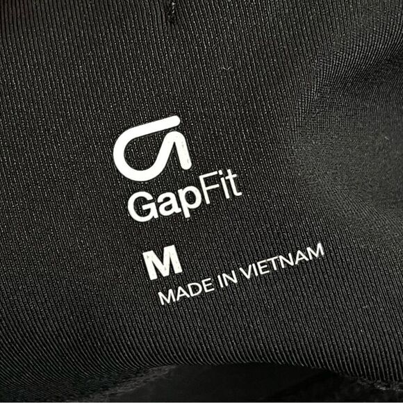 GAPFit High Waist Metallic Ombré Full Length Leggings (True Black) - Medium - Picture 9 of 15